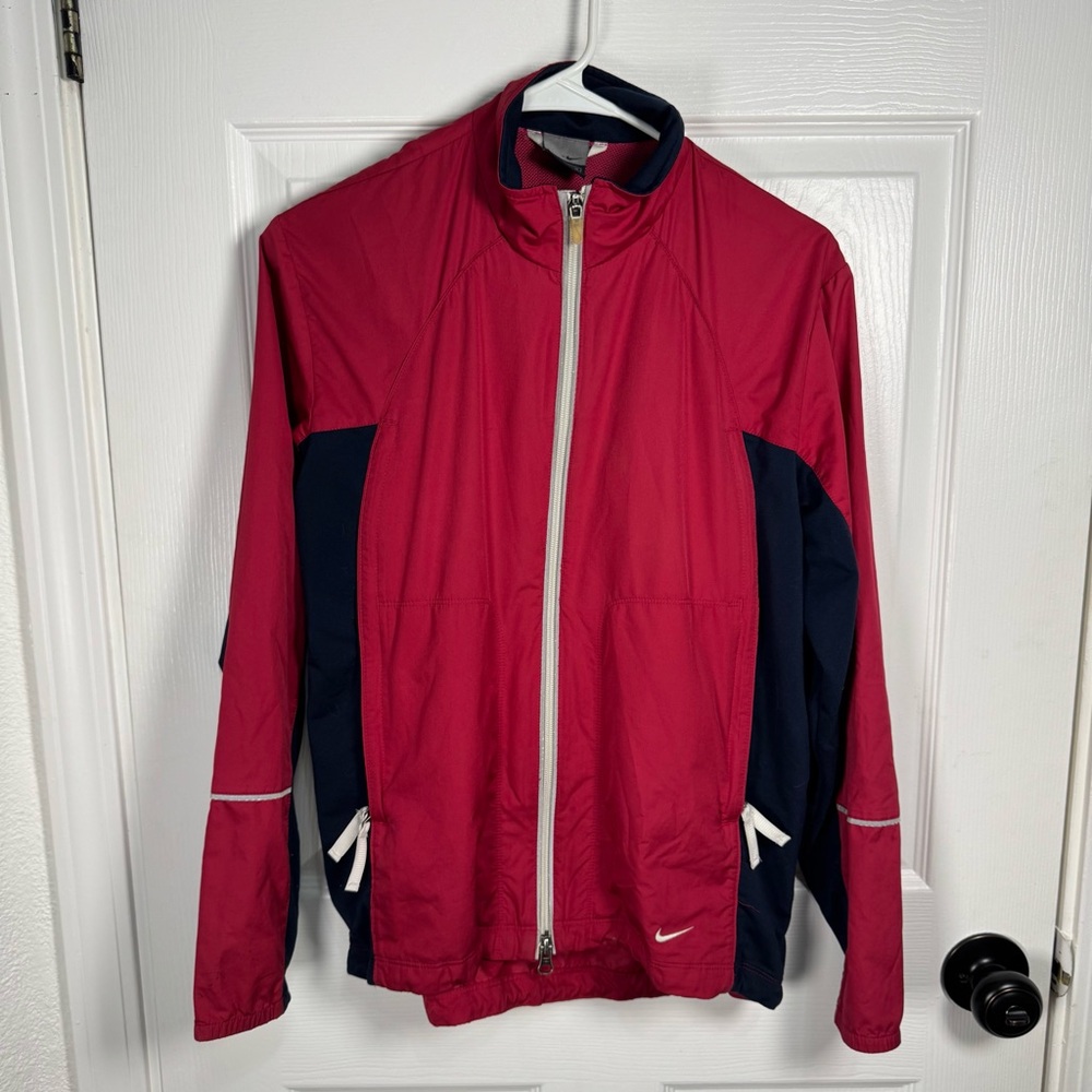 Nike Men's Red and Navy Windbreaker‎